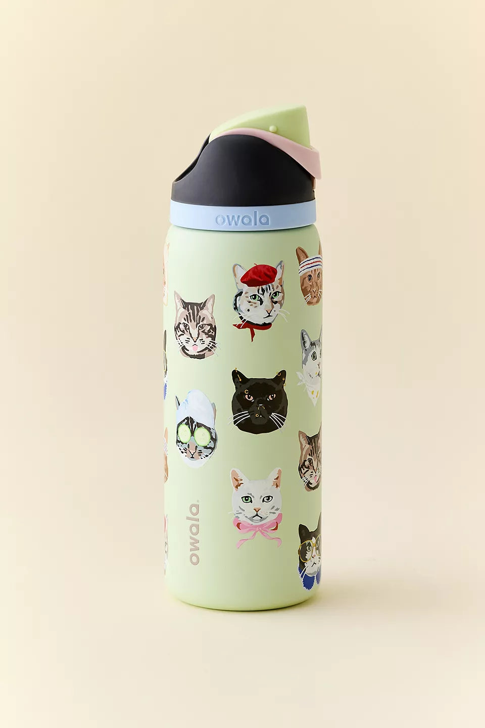 Owala Cat Collage FreeSip 32oz Bottle