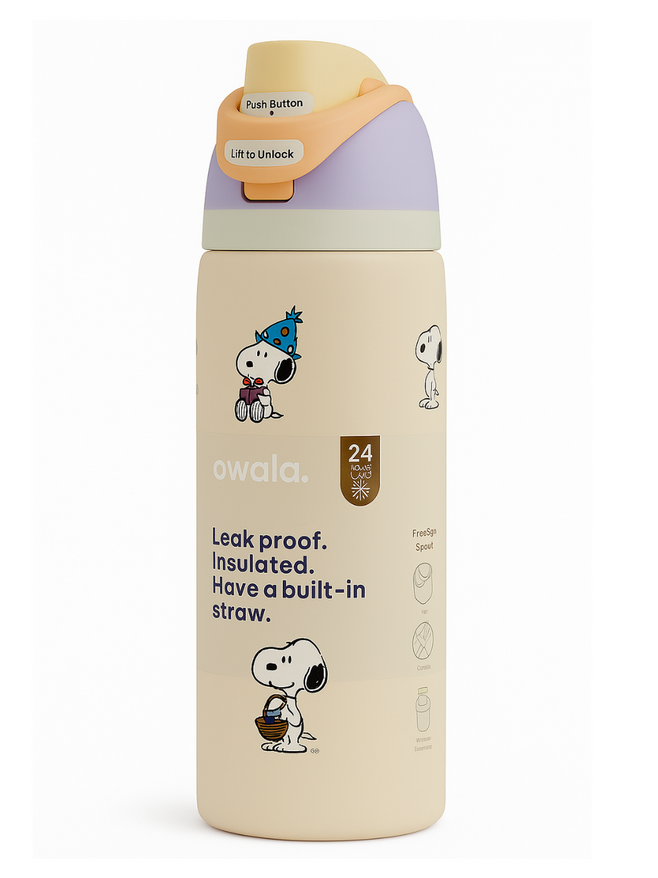 Owala x Snoopy 32oz Freesip Bottle